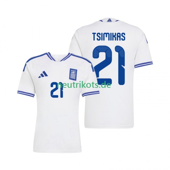 Fußballtrikot Griechenland Konstantinos Tsimikas 21 Herren Heim 2026 Kurzarm