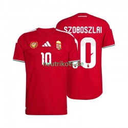 Fußballtrikot Ungarn Szoboszlai 10 Herren Heim World Cup 2026 Kurzarm