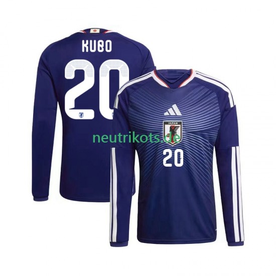Fußballtrikot Japan Kubo 20 Herren Heim World Cup 2026 Langarm