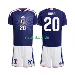Fußballtrikot Japan Kubo 20 Kinder Heim World Cup 2026 Kurzarm