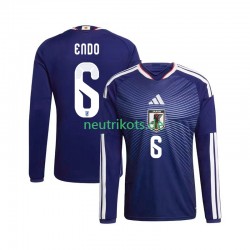 Fußballtrikot Japan Wataru Endo 6 Herren Heim World Cup 2026 Langarm