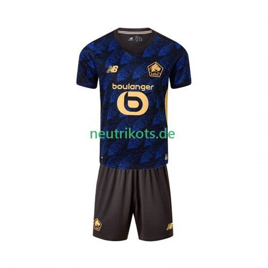 Fußballtrikot OSC Lille Kinder Ausweich 2025-2026 Kurzarm