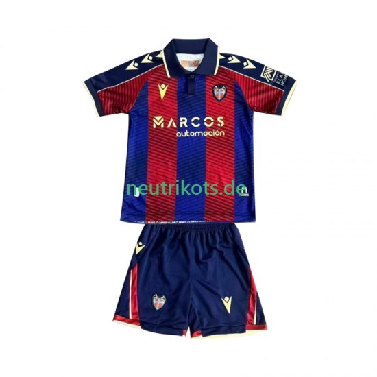 Fußballtrikot Levante Kinder Heim 2025-2026 Kurzarm