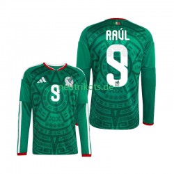 Fußballtrikot Mexiko Raul Jimenez 9 Herren Heim World Cup 2026 Langarm