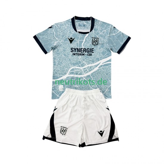 Fußballtrikot Nantes Kinder Auswärts 2025-2026 Kurzarm