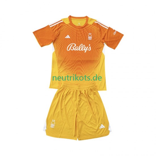 Fußballtrikot Nottingham Forest Torwart Kinder Ausweich 2025-2026 Kurzarm