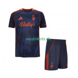 Fußballtrikot Nottingham Forest Kinder Ausweich 2025-2026 Kurzarm