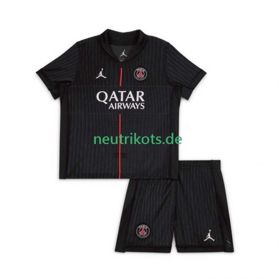 Fußballtrikot Paris Saint-Germain Kinder Viertes 2025-2026 Kurzarm