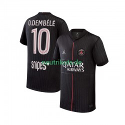 Fußballtrikot Paris Saint-Germain Ousmane Dembele 10 Herren Viertes 2025-2026 Kurzarm