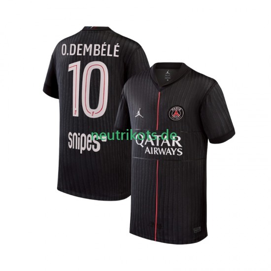 Fußballtrikot Paris Saint-Germain Ousmane Dembele 10 Herren Viertes 2025-2026 Kurzarm