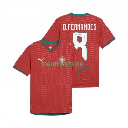 Fußballtrikot Portugal Bruno Fernandes 8 Herren Heim World Cup 2026 Kurzarm
