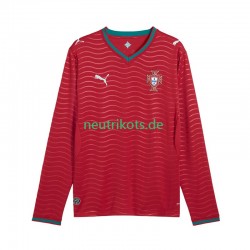 Fußballtrikot Portugal Herren Heim World Cup 2026 Langarm