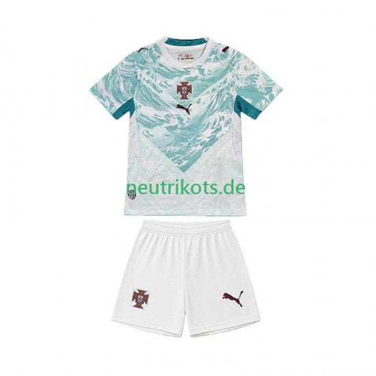 Fußballtrikot Portugal Kinder Auswärts World Cup 2026 Kurzarm