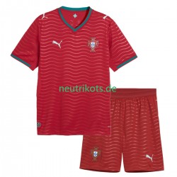 Fußballtrikot Portugal Kinder Heim World Cup 2026 Kurzarm