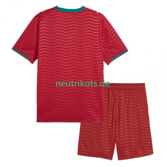 Fußballtrikot Portugal Kinder Heim World Cup 2026 Kurzarm