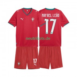 Fußballtrikot Portugal Rafael Leao 17 Kinder Heim World Cup 2026 Kurzarm