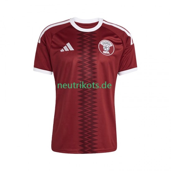 Fußballtrikot Katar Herren Heim 2026 Kurzarm