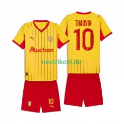 Fußballtrikot RC Lens Florian Thauvin 10 Kinder Heim 2025-2026 Kurzarm