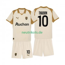 Fußballtrikot RC Lens Florian Thauvin 10 Kinder Ausweich 2025-2026 Kurzarm