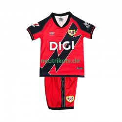 Fußballtrikot Rayo Vallecano Kinder Auswärts 2025-2026 Kurzarm