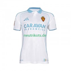 Fußballtrikot Real Zaragoza Herren Heim 2025-2026 Kurzarm