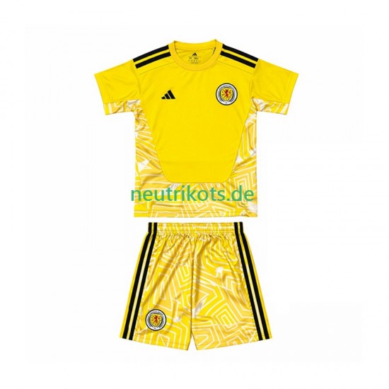Fußballtrikot Schottland Torwart Kinder Heim 2026 Kurzarm