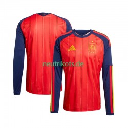 Fußballtrikot Spanien Herren Heim World Cup 2026 Langarm