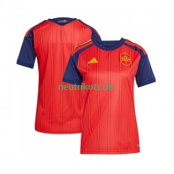 Fußballtrikot Spanien Dame Heim World Cup 2026 Kurzarm