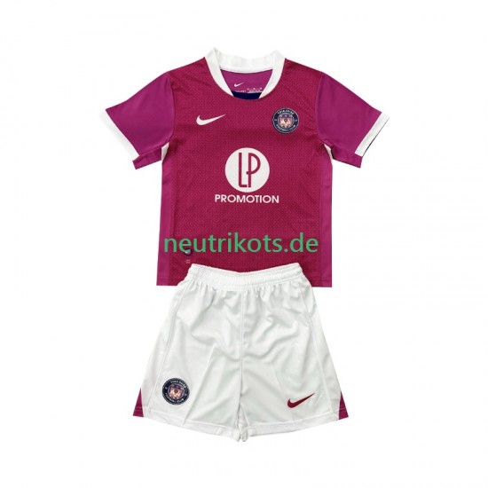 Fußballtrikot Toulouse Kinder Auswärts 2025-2026 Kurzarm