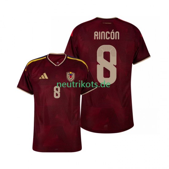 Fußballtrikot Venezuela Tomas Rincon 8 Herren Heim 2026 Kurzarm