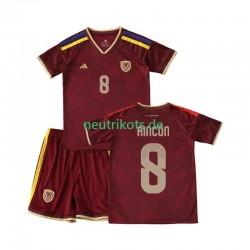 Fußballtrikot Venezuela Tomas Rincon 8 Kinder Heim 2026 Kurzarm