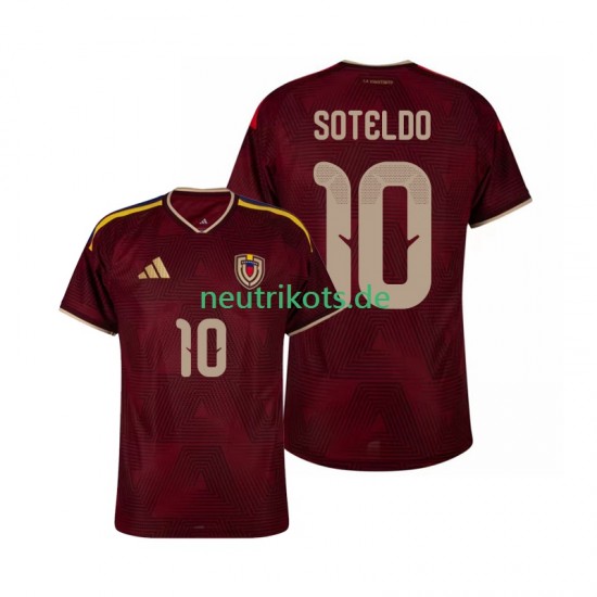 Fußballtrikot Venezuela Yeferson Soteldo 10 Herren Heim 2026 Kurzarm