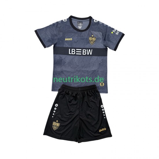 Fußballtrikot VfB Stuttgart Kinder Ausweich 2025-2026 Kurzarm