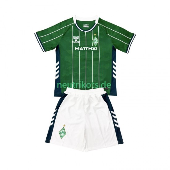 Fußballtrikot Werder Bremen Kinder Heim 2025-2026 Kurzarm