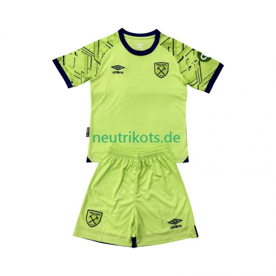 Fußballtrikot West Ham United Torwart Kinder Heim 2025-2026 Kurzarm