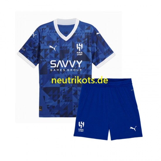 Fußballtrikot Al-Hilal Kinder Heim 2024-2025 Kurzarm