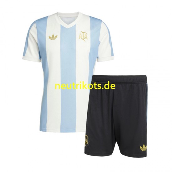 Fußballtrikot Argentinien 50 Anniversary Kinder Heim Kurzarm