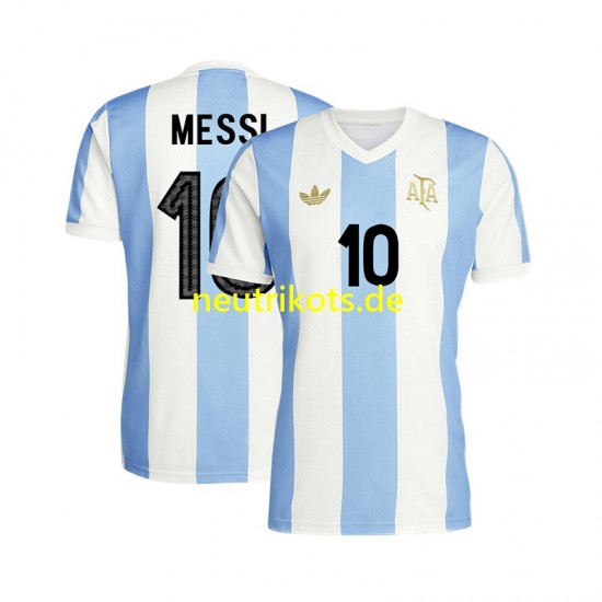 Fußballtrikot Argentinien Lionel Messi 10 50 Anniversary Herren Heim Kurzarm