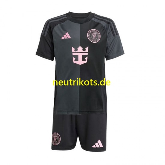 Fußballtrikot Inter Miami Kinder Auswärts 2024-2025 Kurzarm