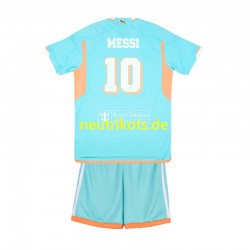 Fußballtrikot Inter Miami Lionel Messi 10 Kinder Ausweich 2024-2025 Kurzarm