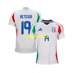 Fußballtrikot Italien Mateo Retegui 19 Herren Auswärts 2024 Kurzarm