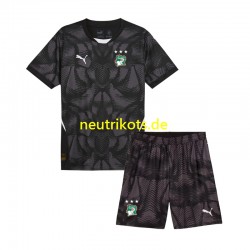 Fußballtrikot Elfenbeinküste Torwart Kinder Heim 2025 Kurzarm