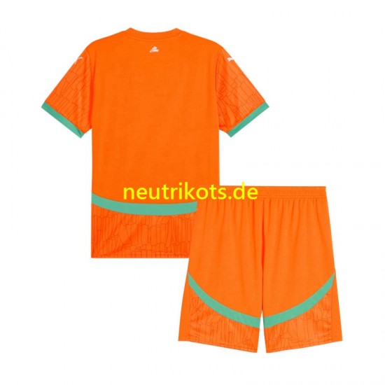 Fußballtrikot Elfenbeinküste Kinder Heim 2025 Kurzarm