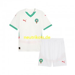 Fußballtrikot Marokko Kinder Auswärts 2024 Kurzarm