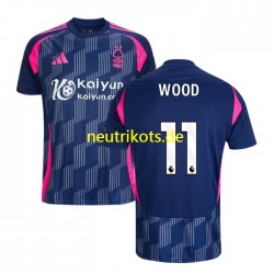 Fußballtrikot Nottingham Forest Chris Wood 11 Herren Auswärts 2024-2025 Kurzarm