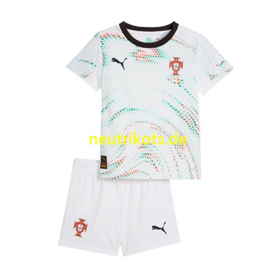 Fußballtrikot Portugal Kinder Auswärts 2025 Kurzarm