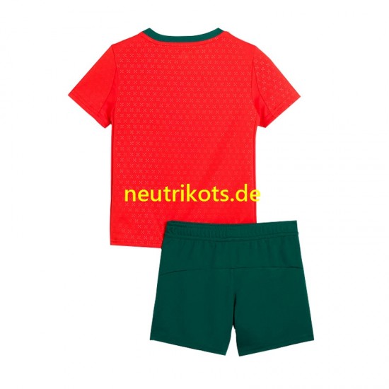 Fußballtrikot Portugal Kinder Heim 2025 Kurzarm
