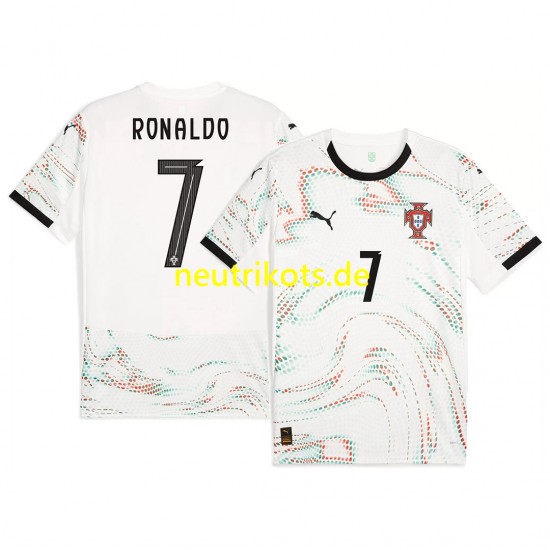 Fußballtrikot Portugal RONALDO 7 Herren Auswärts 2025 Kurzarm