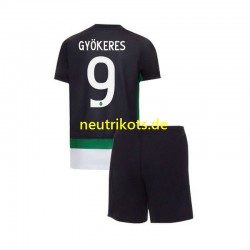Fußballtrikot Sporting CP Gyokeres 9 Kinder Heim 2024-2025 Kurzarm