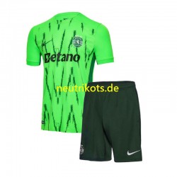 Fußballtrikot Sporting CP Kinder Ausweich 2024-2025 Kurzarm